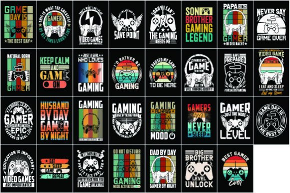 Best Video Game Tshirt Design 30 Graphics
