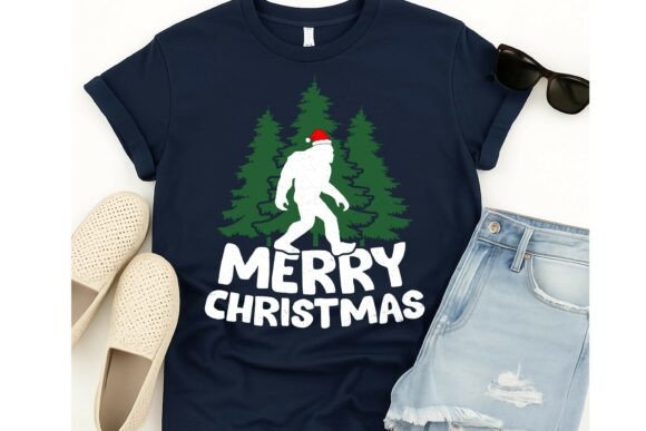 Bigfoot Merry Christmas Tshirt PNG: A Designer’s Review