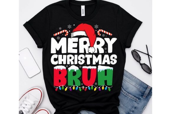 Christmas Bruh PNG: Graphics for T-Shirt Designs
