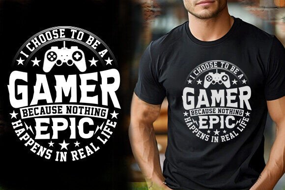 Gamer Graphics: Bold T-Shirt Designs