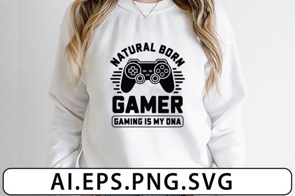 Gaming is My DNA: Graphics for T-Shirt Designs