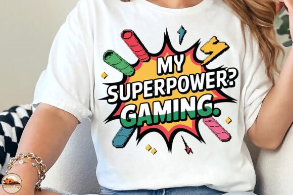 Gaming Shirt Sublimation Graphics for T-Shirt Designs