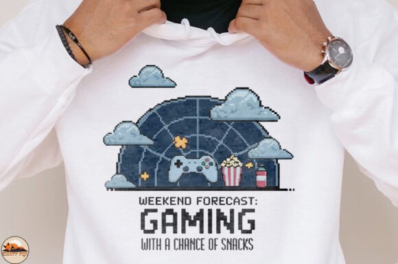 Gaming Snacks Shirt Graphics for T-Shirt Designs