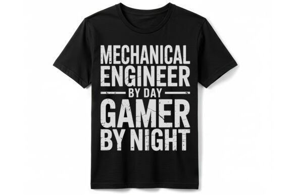 Mechanical Engineer Gamer T-Shirt Graphics