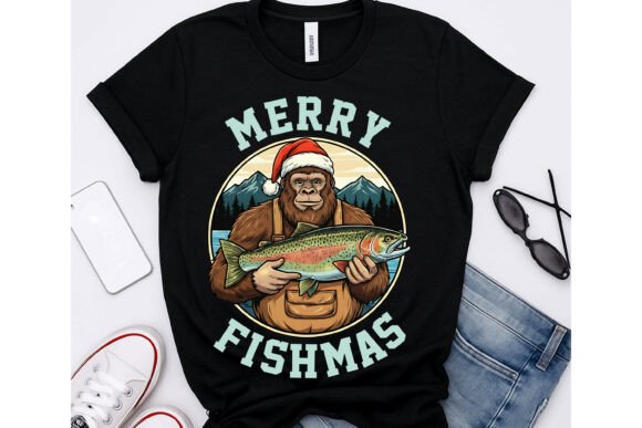Merry Fishmas Christmas Tshirt PNG: A Designer’s Review