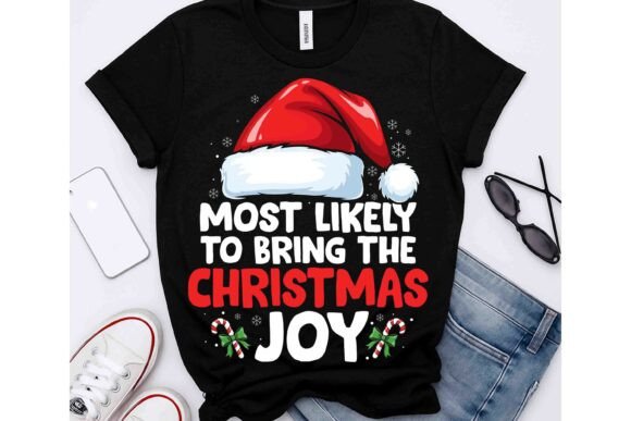 Most Likely to Christmas PNG for Graphics & T-Shirt Designs