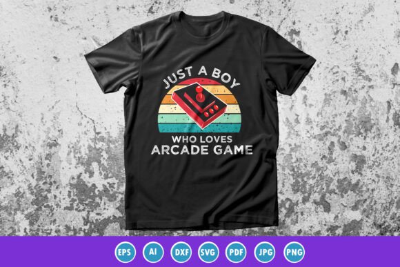 Retro Gamer Vector for T-Shirt Designs & Graphics
