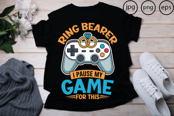 Ring Bearer Graphics for T-Shirt Designs