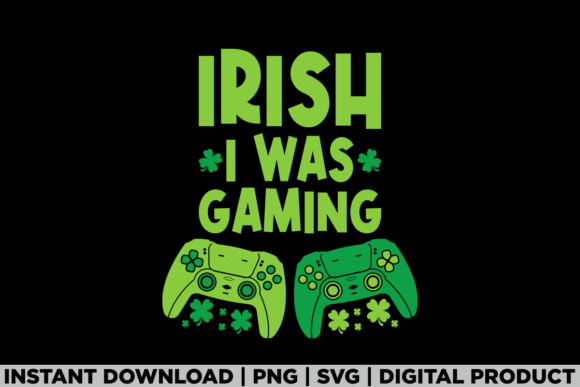 St Patricks Day Gamer Boys Irish Gaming Graphics