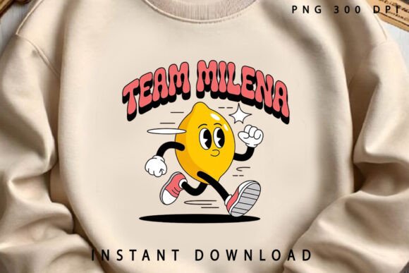 Team Milena Clipart: Graphics for T-Shirt Designs